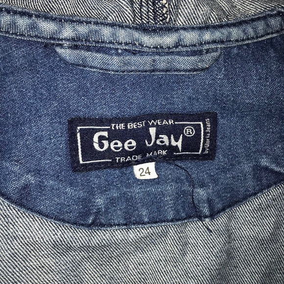 Gee Jay Boys Hooded Jean jacket size 24 - Picture 5 of 9